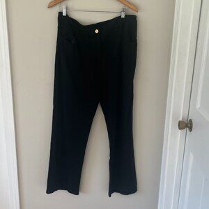 St John Black Wide Leg Trouser Size 14